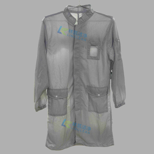 ダイヤモンド クリーンルーム用快適な帯電防止白衣 ESD 作業服